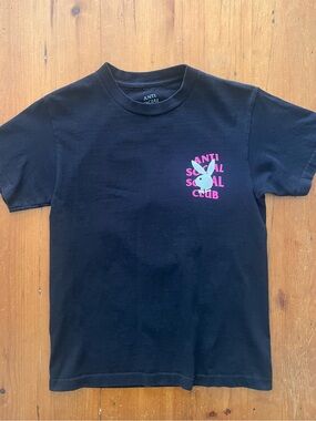 Anti Social Social Club x Playboy Remix T-Shirt Black
